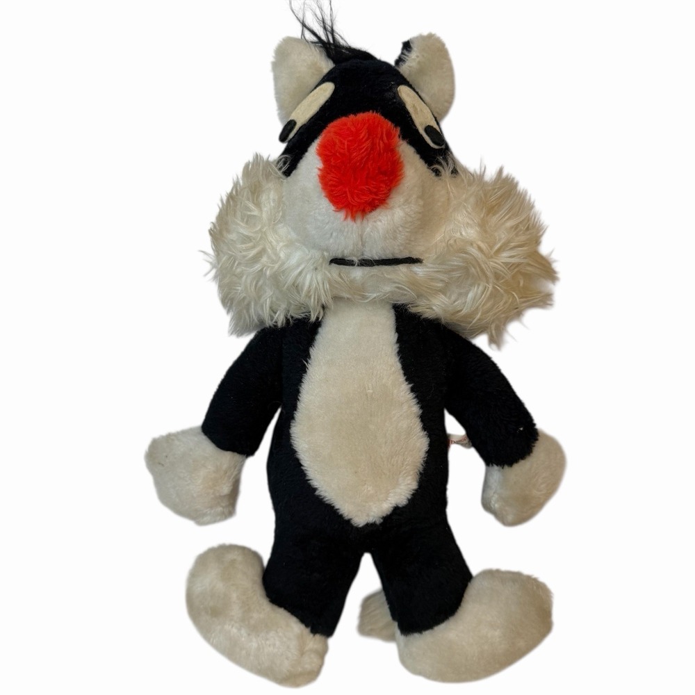 Vintage‎ 1971 Mighty Star Warner Bros Sylvester Cat Looney Tunes Plush